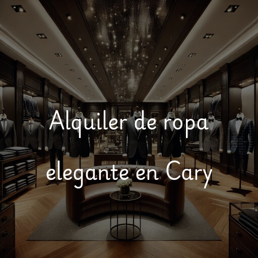 Alquiler de ropa elegante en Cary