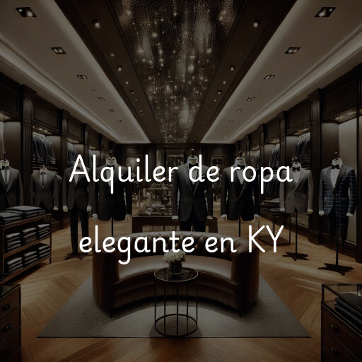 Alquiler de ropa elegante en KY