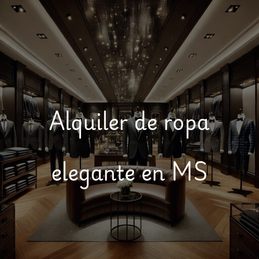 Alquiler de ropa elegante en MS