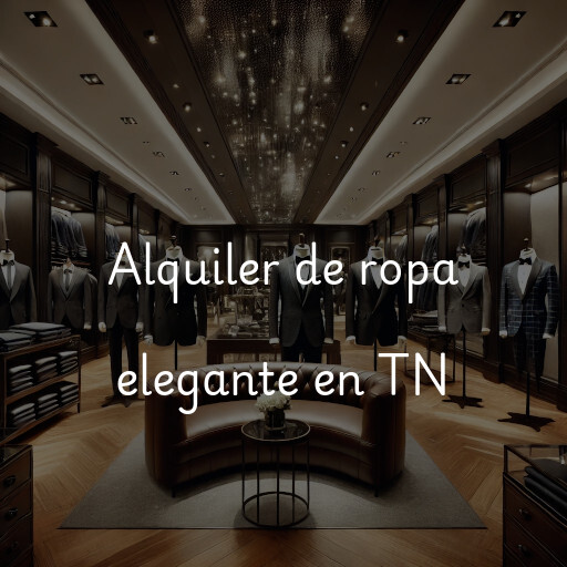 Alquiler de ropa elegante en TN