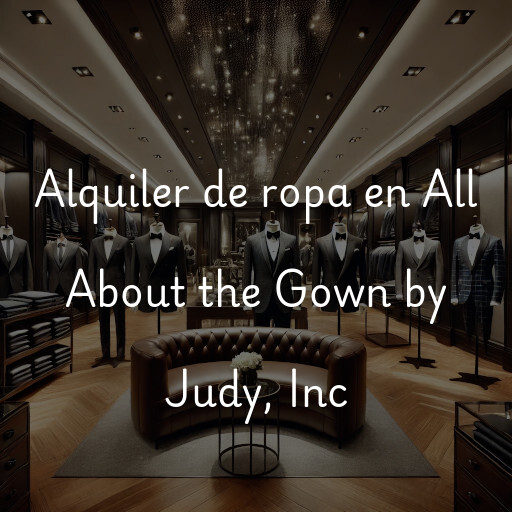 Alquiler de ropa en All About the Gown by Judy, Inc