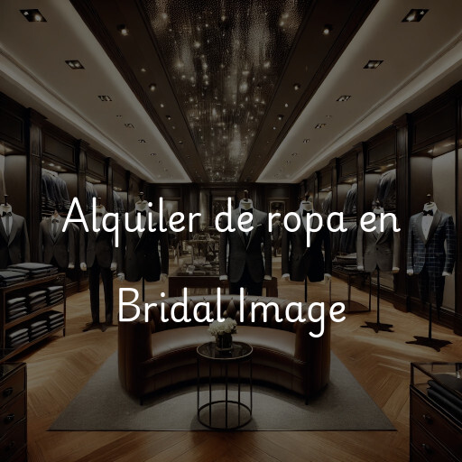 Alquiler de ropa en Bridal Image