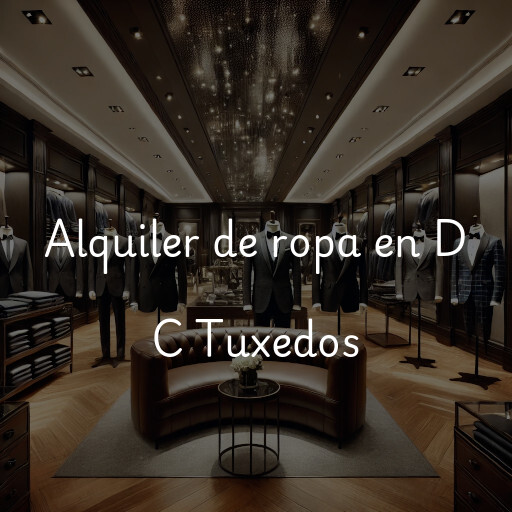 Alquiler de ropa en D C Tuxedos