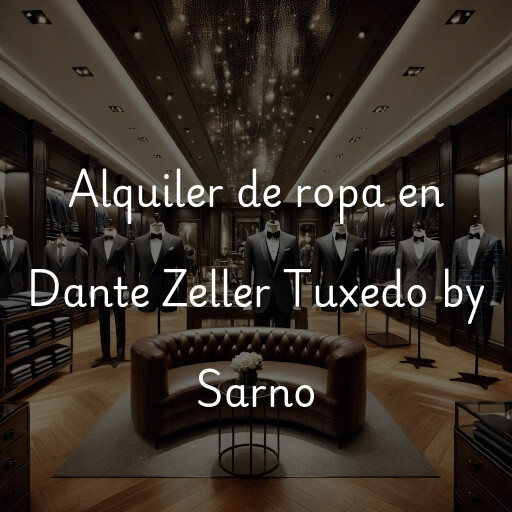 Alquiler de ropa en Dante Zeller Tuxedo by Sarno