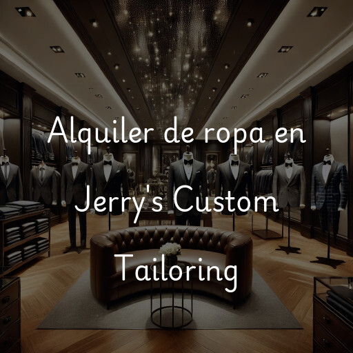 Alquiler de ropa en Jerry's Custom Tailoring