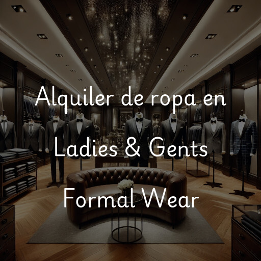 Alquiler de ropa en Ladies & Gents Formal Wear