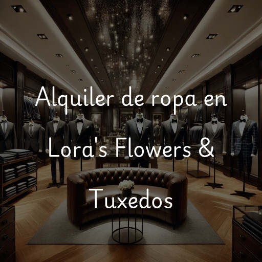 Alquiler de ropa en Lora's Flowers & Tuxedos