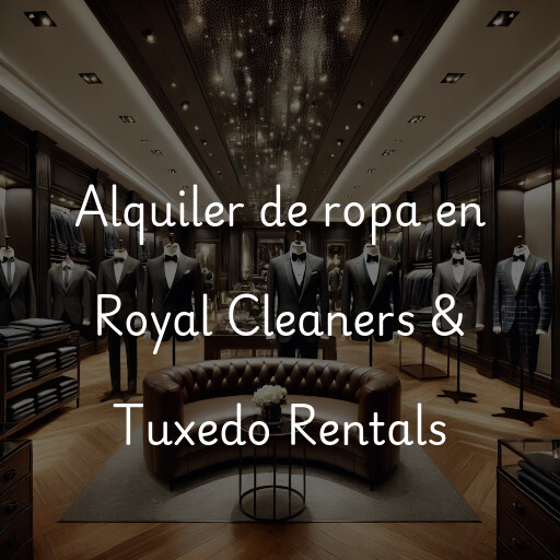 Alquiler de ropa en Royal Cleaners & Tuxedo Rentals