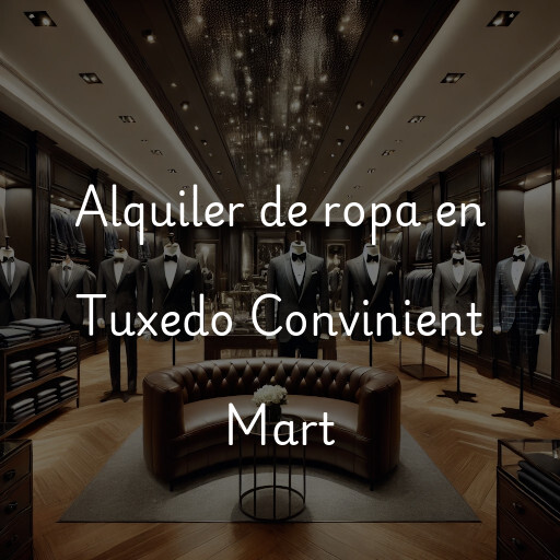 Alquiler de ropa en Tuxedo Convinient Mart